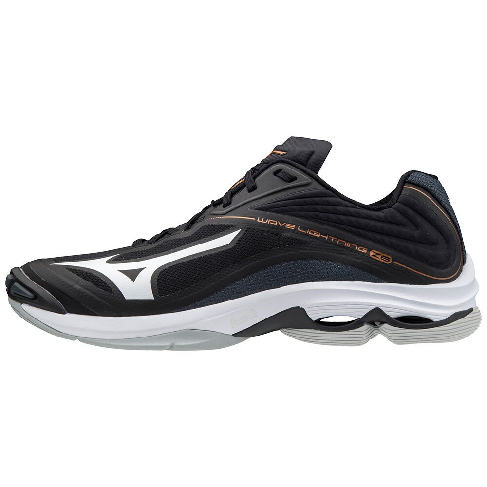 Mizuno Women's Wave Lightning Z6 Volleyball Shoes Black/White (V1GA200050-JMZ)